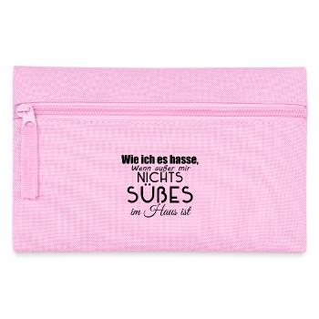 Wie ich es hasse Spruch - Federtasche - Rosa - Vorne