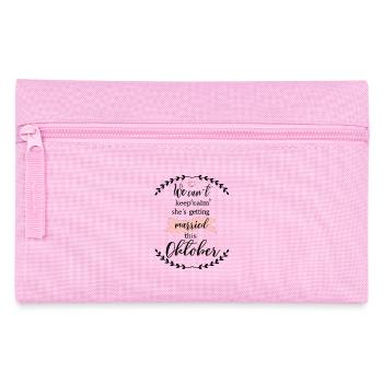 we_cant_keep_calm_october - Pencil Case - pink - Front
