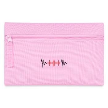 Battement de coeur de podcast - Trousse - rose - Devant
