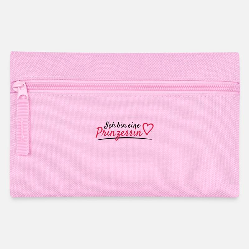 Ich bin eine Prinzessin Spruch - Federtasche - Rosa