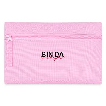 Bin da Kann losgehen - Federtasche - Rosa - Vorne