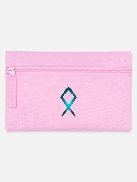 Othila Rune Symbol - Federtasche - Rosa