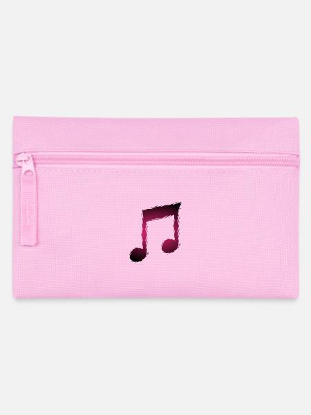 Music musical note - Pencil Case - pink