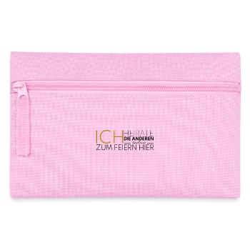 JGA Ich heirate die anderen feiern - Federtasche - Rosa - Vorne