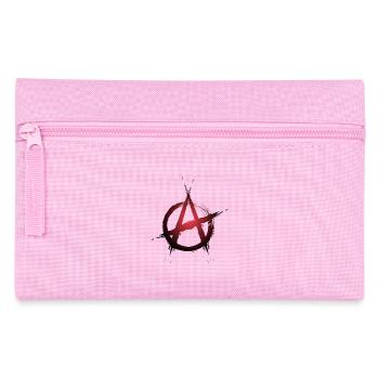 Anarchy symbol - Pencil Case - pink - Front