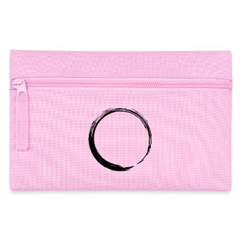 Kreisform Kreis Symbol Form Neu Schwarz - Federtasche - Rosa - Vorne