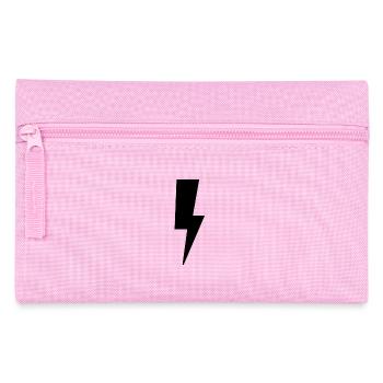 Logo de la foudre - Trousse - rose - Devant
