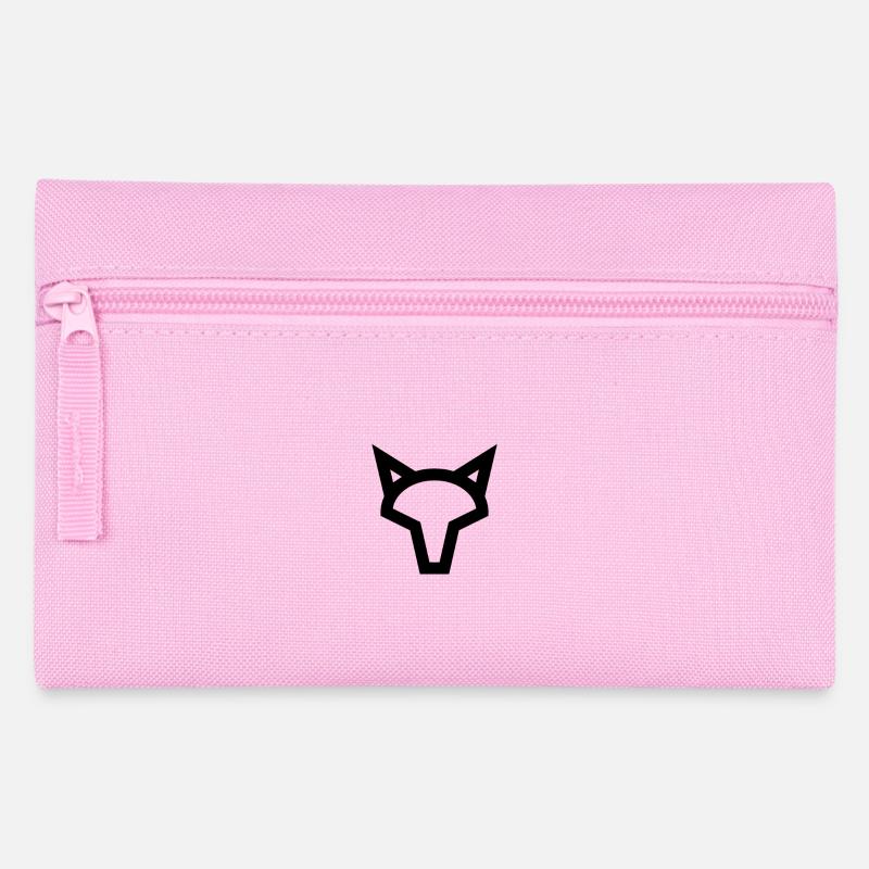Fox logo - Pencil Case - pink