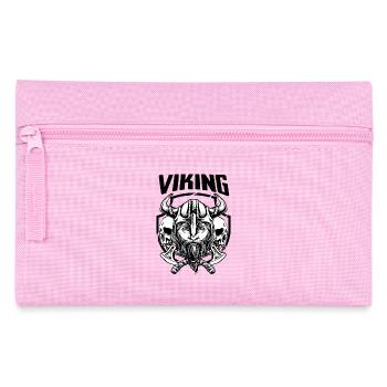 Viking - Wikinger - Norwegen - Berserker - black - Federtasche - Rosa - Vorne