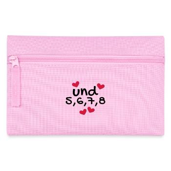 Tanzen Tanz Tanzkurs Rhythmus - Federtasche - Rosa - Vorne