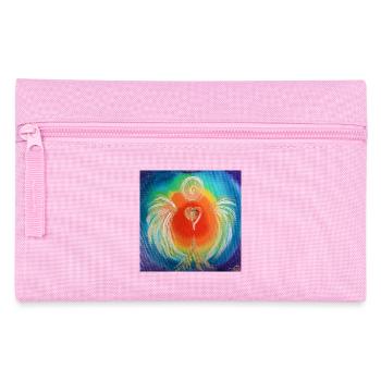 Heart Angel of Chakra Balance - Pencil Case - pink - Front