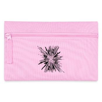 Explosion - Vintage Vector Linien - Federtasche - Rosa - Vorne