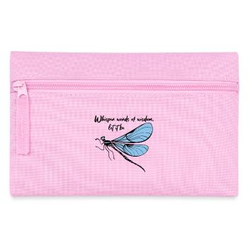 Hippie Soul Let It Be Blue Dragonflies - Federtasche - Rosa - Vorne