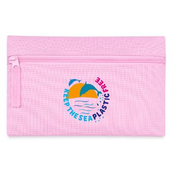 Delfine, keep the sea plastic free - Federtasche - Rosa - Vorne