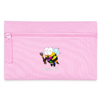 bee malt - Federtasche - Rosa - Vorne