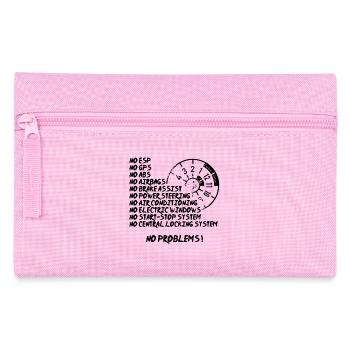 "No Problems" - Federtasche - Rosa - Vorne