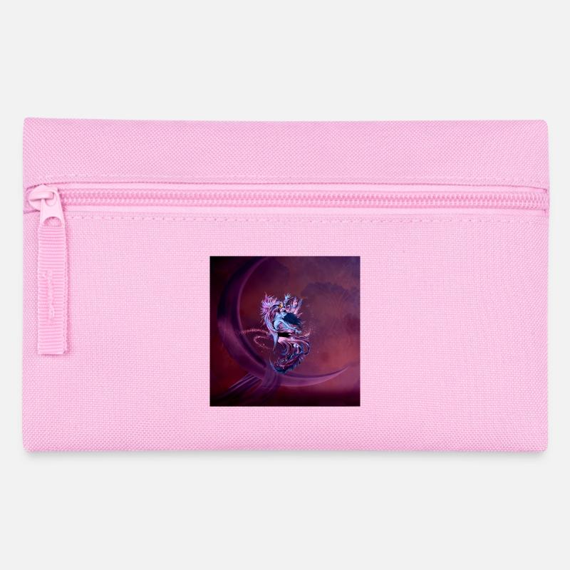 Fly with a fantasy bird - Pencil Case - pink