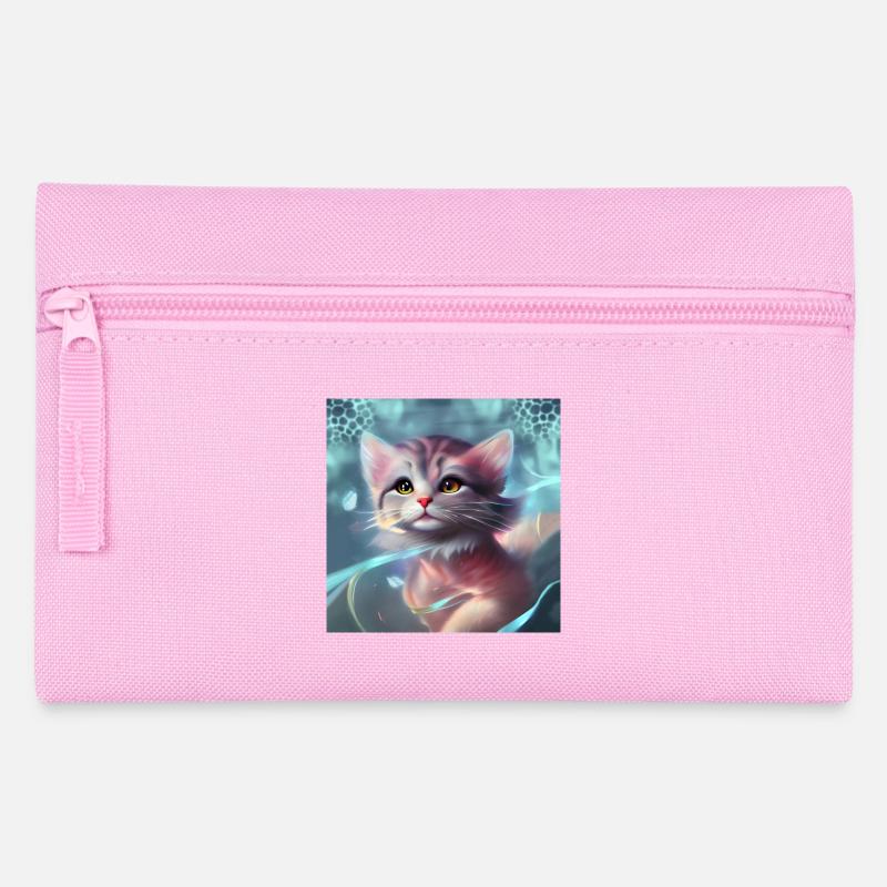 Süßes kleines Kätzchen - Federtasche - Rosa