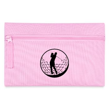 Achtzehn Löcher Golf - Federtasche - Rosa - Vorne