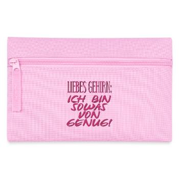ICH BIN GENUG SPRÜCHE - ANGST GEFÜHLE - MUT HABEN - Federtasche - Rosa - Vorne