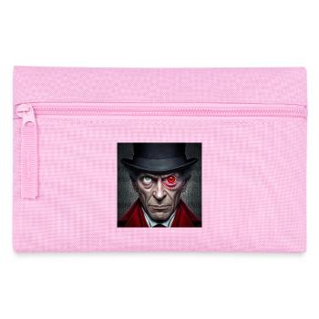 Visage double œil rouge vert- Conspircay - Trousse - rose - Devant