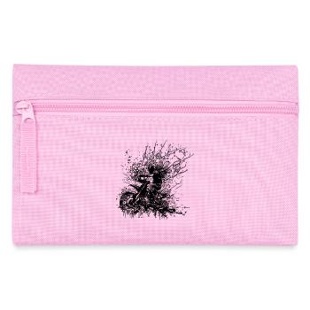 Bikerin Splash Style Geländefahrt - Federtasche - Rosa - Vorne