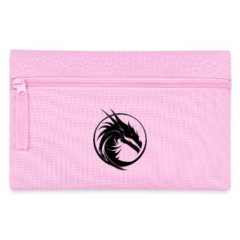 Vintage Tattoo Dragon Circle Logo Robe à l’échelle - Trousse - rose - Devant