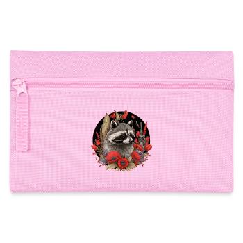 Raccoon Forest Animals - Pencil Case - pink - Front