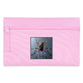 Tarentule à genoux rouges - Trousse - rose - Devant