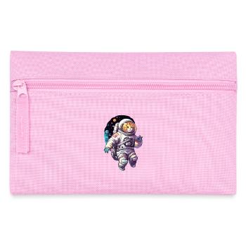 Cat Space Astronaut - Pencil Case - pink - Front