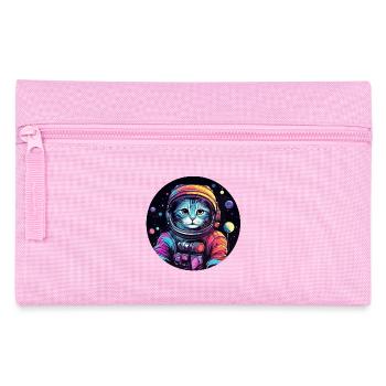 Cat Space Astronaut - Pencil Case - pink - Front