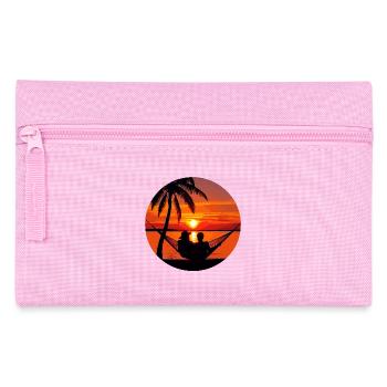 Oase Der Entspannung - Federtasche - Rosa - Vorne