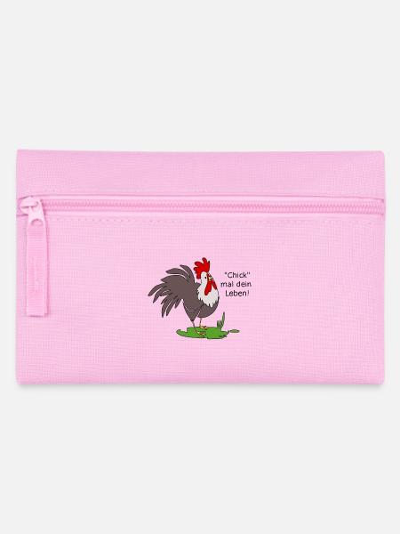Chick mal dein Leben - Federtasche - Rosa