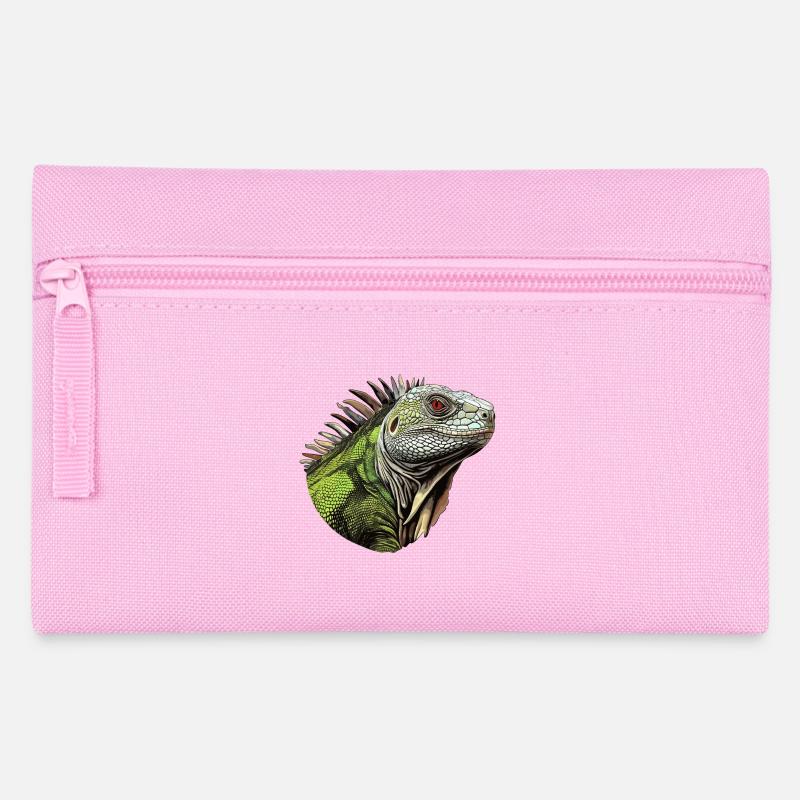 Leguan - Üppiger Mirage - Federtasche - Rosa