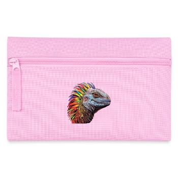 Kaleidoscopic reptile - Pencil Case - pink - Front