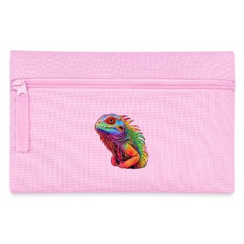 Iguana Radiation - Pencil Case - pink - Front