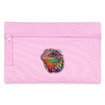 Luminous Pogona harmony - Pencil Case - pink - Front