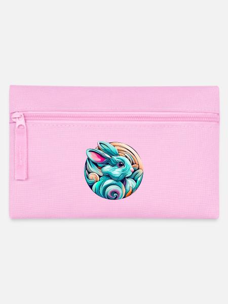 Kaninchen - Federtasche - Rosa