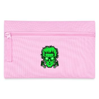 Green Face - Pencil Case - pink - Front