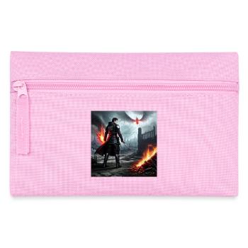 Feuerklingen Krieger in Ruinenland - Federtasche - Rosa - Vorne