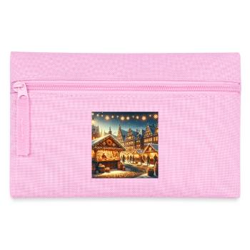 Christmas market - Pencil Case - pink - Front