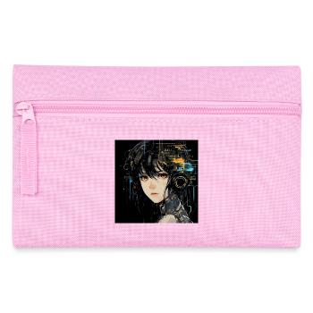 Anime Augen Digital - Federtasche - Rosa - Vorne