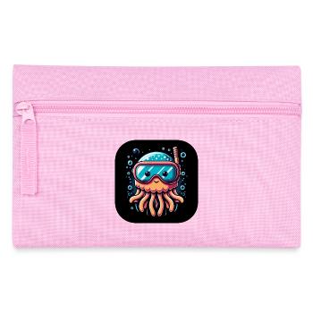 Oktopus Kraken Taucherbrille Wasser - Federtasche - Rosa - Vorne