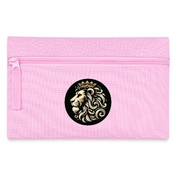 Lion Tête de Tigre Couronne de Roi - Trousse - rose - Devant