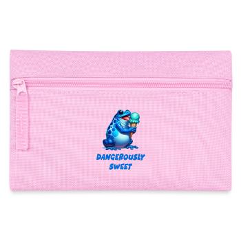 Poison dart frog - Pencil Case - pink - Front