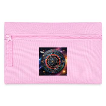 Astronomische Genauigkeit - Darts im Weltraum - Federtasche - Rosa - Vorne