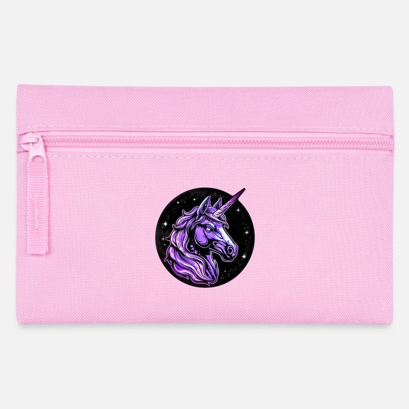 Lila Einhorn - Federtasche - Rosa