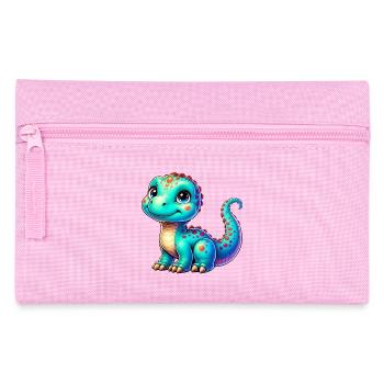 Dinosaurier - Federtasche - Rosa - Vorne