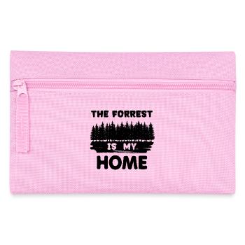 Forester Tree Statement Forestry Lumberjack Woodwork - Pencil Case - pink - Front