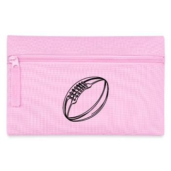 Rugby Ball - Pencil Case - pink - Front
